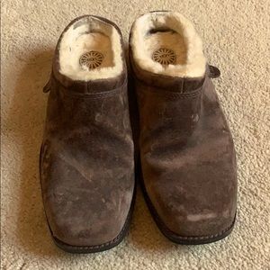 UGG suede mules